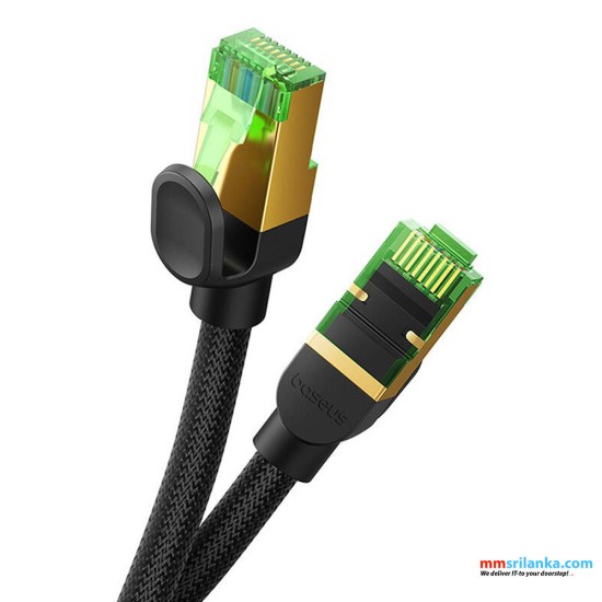 Baseus 15m High Speed CAT8 40Gigabit Ethernet Cable (Braided Cable) Custer Black